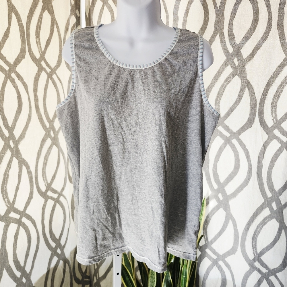 Midnight by Carole Hochman Gray Tank Top